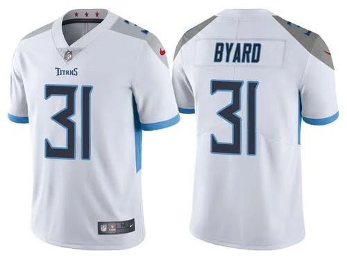 Men Tennessee Titans 31 Kevin Byard Nike White Vapor Limited NFL Jersey